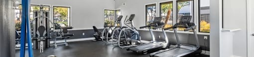 Fitness Center at The District Apartment Homes