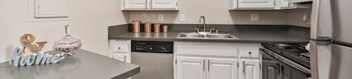 modern spacious kitchen at Terrace Gardens Apartment Homes, Escondido