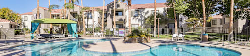 resort style pool