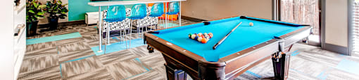Pool Table at 3300 Tamarac Apartments