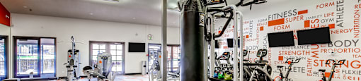 State of the Art Fitness Center at 3300 Tamarac Apartments