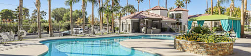 resort style pool