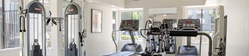 State of the Art Gym at Waterfield Square Apartment Homes