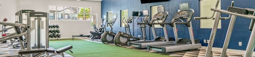 Fitness center at Village at Desert Lakes