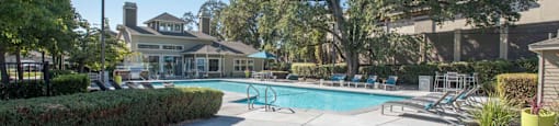 Outdoor Salt Water Pool at Atwood Apartments, Citrus Heights, CA, 95610
