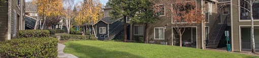Green Space Walking Trails at Atwood Apartments, California