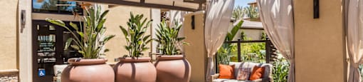 Outdoor Fire Pit at Andorra Apartments