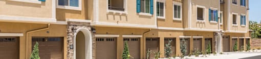 Exterior Garages at Andorra Apartments