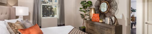 One Bedroom Furnished Model at Andorra Apartments