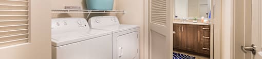Washer and Dryer at Andorra Apartments
