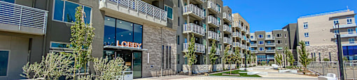 exterior views at Aya Apartments