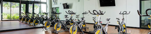 Fitness Center With Modern Equipment at Block C, San Marcos, California