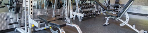 Fitness Center With Updated Equipment at Block C, San Marcos