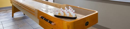 Game Room with Shuffle Board at Thorncroft Farms Apartments, Hillsboro, 97124