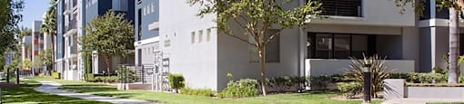 Lush Landscaping at Carillon Apartment Homes, Woodland Hills, California