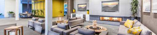 Social lounge at Marc San Marcos Apartments