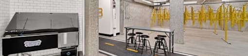 bike racks at The Bower
