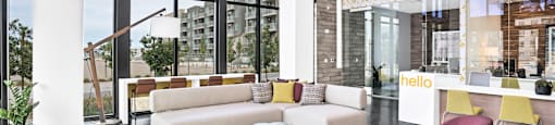 community lounge area at Aya Apartments