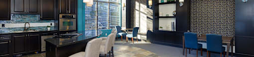 Leasing area at Azure Apartment Homes