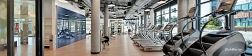 fitness center at The Bower