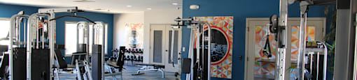 Weight room at Village at Iron Blossom, 690 East Patriot Blvd., Reno