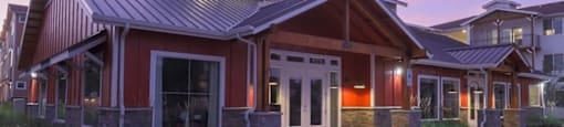 Clubhouse-Exterior View at Hearth Apartment Homes, Vancouver, Washington