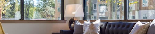 Comfy Sofas For Sitting at Tivalli Apartments, Lynnwood, Washington