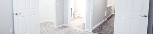 Vacant bedroom at Thorncroft Farms