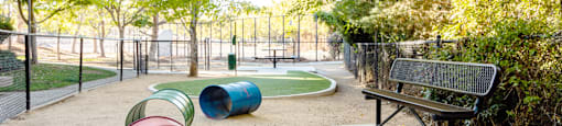 a dog park