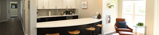 Community Room Kitchen at Russellville Commons, Portland, OR