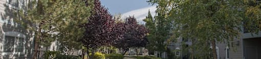Safe community walk paths at Marina Village Apartments, Sparks, NV, 89434