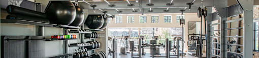 fitness center at Marisol Apartments