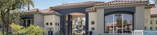 exterior views of The Retreat Apartments