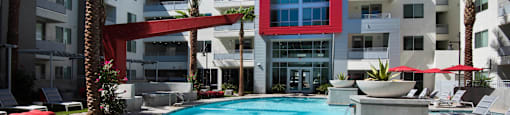 resort style pool at Muse