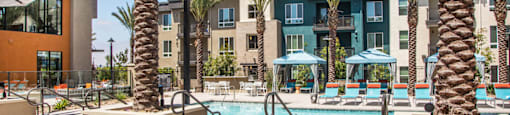 sparkling pool at Pulse Millenia