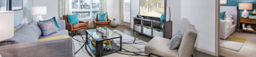 living room at Pulse Millenia