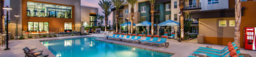 sparkling pool at Pulse Millenia
