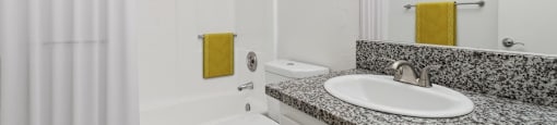 Bathroom at Canyon Villa Apartment Homes