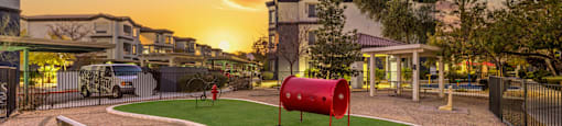 Dog park at Tribeca North Apartment Homes