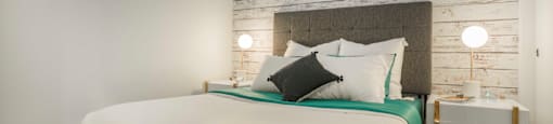 spacious bedroom