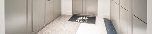 package lockers at Twenty20 Mad Apartments