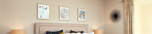 Master Bedroom at Victoria Arbors Apartment Homes
