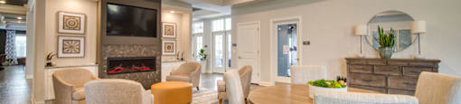 The resident clubhouse of Peachtree Village’s apartments in Boiling Springs, SC.