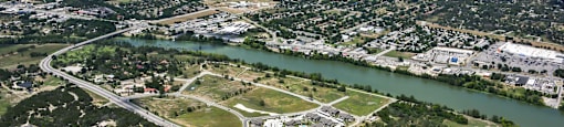 Drone Community View at Residences at the Landing, Kerrville, TX, 78028