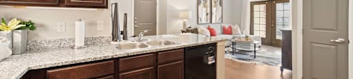 Modern Kitchen at Residences at the Landing, Kerrville, TX, 78028