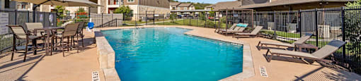 Pool View at Residences at the Landing, Texas