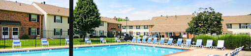 Outdoor Swimming Pool at Chelsea Village Apartments