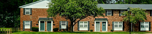 Apartment building exterior at Carriage House West.