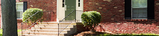 Apartment Building Exterior at Carriage House West.