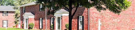 Apartment Building Exterior at Carriage House West.